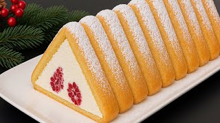 Believe it or not: this no-bake Christmas cake is super easy and irresistible! 🤩