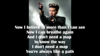 Adam Lambert map lyrics