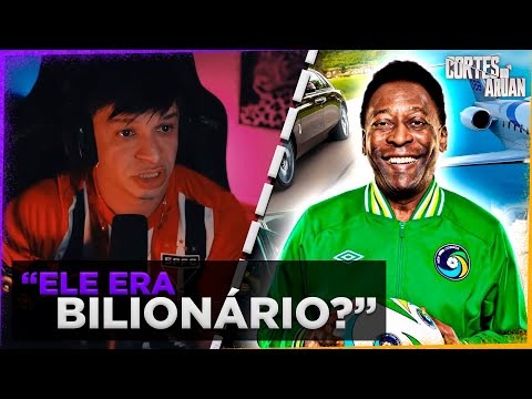 ARUAN REAGE A ASSIM FOI A VIDA DE PELÉ, O REI DO FUTEBOL (SABE TUDO) - Cortes do Aruan