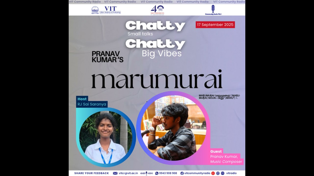 Chatty Chatty: Marumurai Unplugged - A Chat with Pranav Kumar