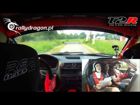 2 SJS MaxiOes4 ŁAPANÓW 2013 - Tomasz SIKORSKI / Mateusz ZATOR - Honda Civic EK4 08.06.2013