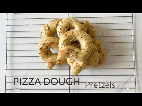 How To Make Pretzels with Premade Pizza Dough and With Only 3 Ingredients.