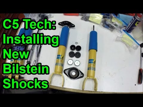 C5 Tech: Installing New DRM Bilstein Shocks