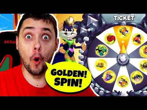 GOLDEN TICKETS WHEEL SPIN NOVA BUNNY! - Looney Tunes World of Mayhem