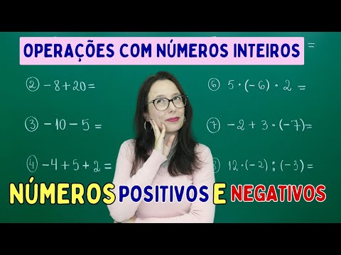 EXPRESSÕES COM NÚMEROS INTEIROS - Professora Angela Matemática