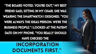 We Voted You Out. The Company Doesn't Need You Anymore," My Best Friend Said. She Was Wearing