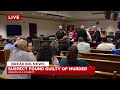 Suspect found guilty of murder