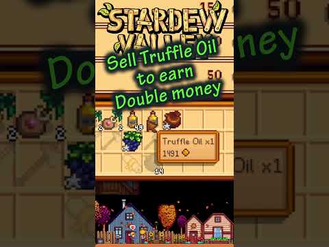 Tips to Make More Profit ' Sell Truffle oil instead of Truffle' - Stardew Valley with @seasonplayz