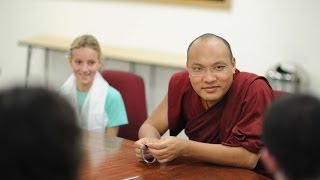 Karmapa Teaches Mindfulness to American Embassy School Students (part 1 of 2)