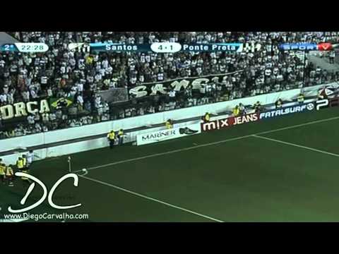 EDU DRACENA gol 2 (Santos 6x1 Ponte Preta) CAMPEONATO PAULISTA 2012 [11 - 025]