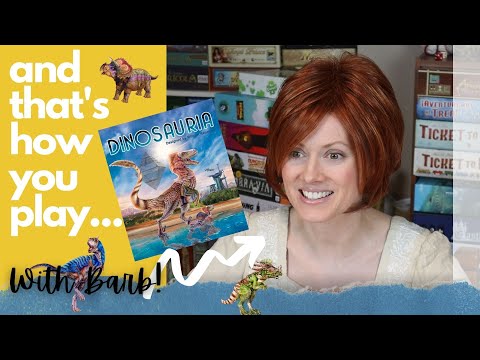 And That's How You Play...DINOSAURIA! A Solitaire Microgame Perfect for Barb!