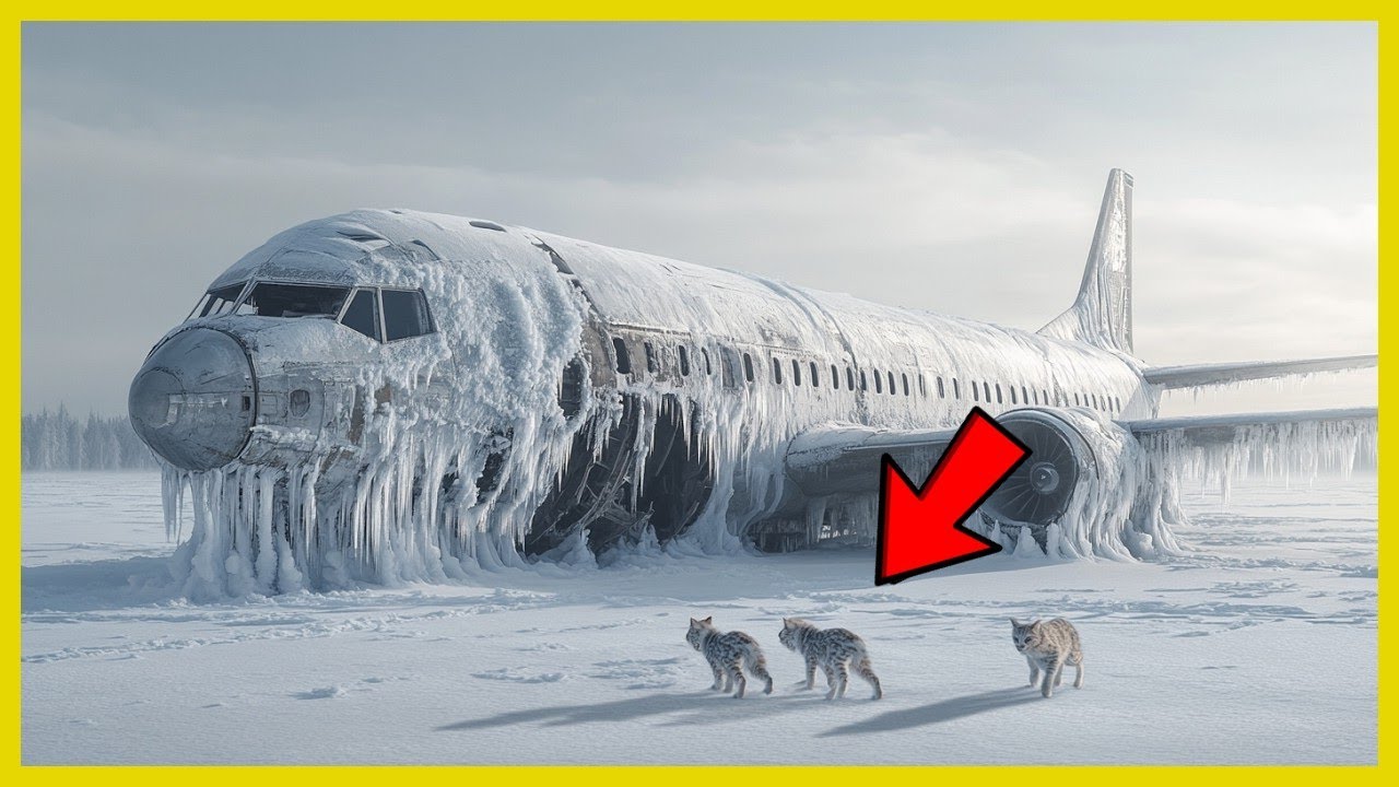 Cientistas encontraram um avião congelado no gelo e o que encontraram dentro os deixou espantados!