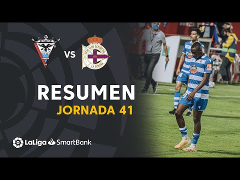 Resumen de CD Mirandés vs RC Deportivo (1-0)