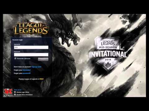 League of Legends ESPORTS MSI 2016 Login Screen + Music