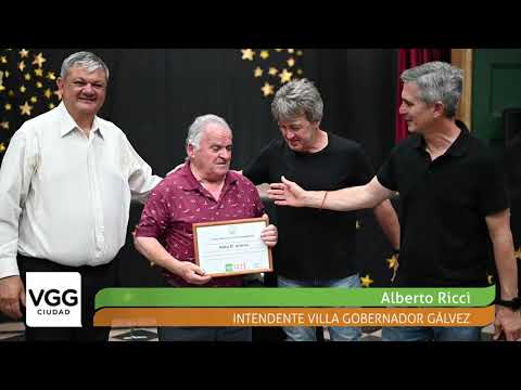 OCTUBRE DORADO: VILLA GOBERNADOR GÁLVEZ CONTINÚA HOMENAJEANDO A CIUDADANOS HONORÍFICOS