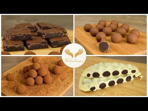 Only two ingredients for all these sweet things. The result is amazing !!