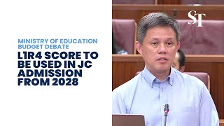 Application for JC to change from 2028, with five O-level subjects required instead of six: MOE