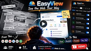 EasyView — Any Website. Redesigned for You. | Full Demo