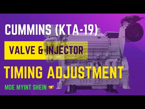 [CUMMINS] VALVES & INJECTOR Adjustments | (KTA-19) | Technical Vlog 007