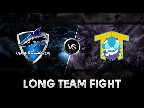 Long team fight by Vega Squadron vs Team Tinker @DreamLeague Season 3