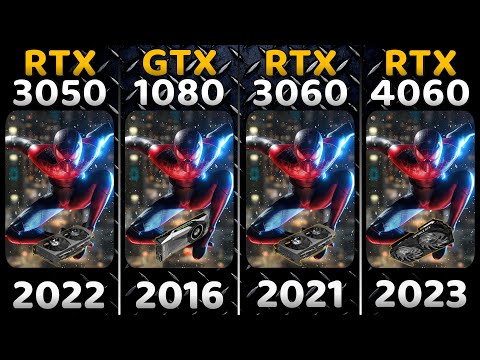 RTX 3050 (Desktop) vs GTX 1080 vs RTX 3060 vs RTX 4060 | 2016 to 2023 Gaming Comparison in 13 Games