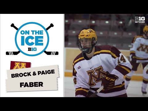 The Story of Brock and Paige Faber | Minnesota Hockey | On The Ice