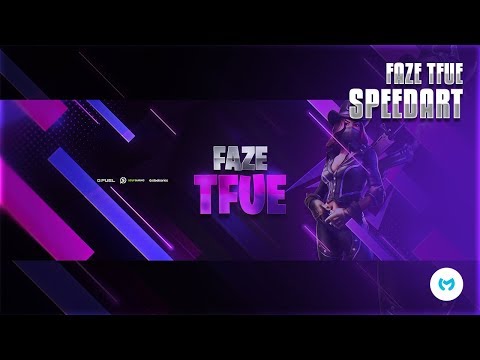 FaZe Tfue Fortnite Header - Speedart by Mario