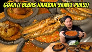 MAKAN DI SINI BOLEH NAMBAH SAMBEL SEPUASNYA!!