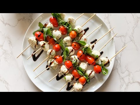 Easy Caprese Skewers Recipe
