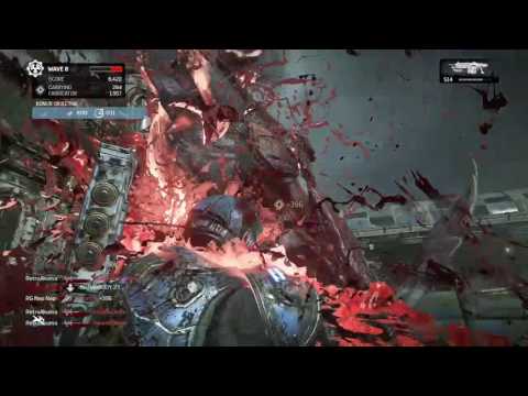 Catch the Pouncer then a nice double kill-Gears of War 4