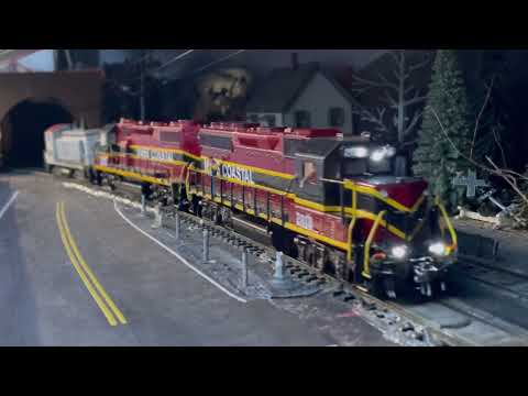 Ho scale Mass Coastal Engine Run with NR 6000 2/5/23