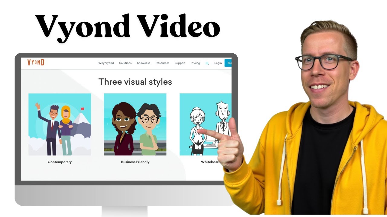 Vyond Tutorial and Review - How to Create Videos with AI! video thumbnail