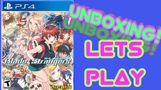 Blade Strangers (PS4) Unboxing  - FULL Arcade Let's Play  2018