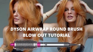 FULL in depth tutorial on the at-home blowout with your dyson airwrap round brush! FOR FINE HAIR 💗