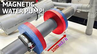 Download lagu I Turn PVC Pipe Into a MAGNETIC Water Pump No Need Electric Power mp3