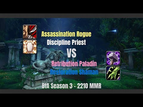 Assassination Rogue PvP 8.2 -  Ret using CC instead of pure damage ?