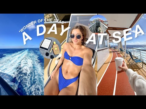 ABOARD WITH JORD: a day at sea + our 1st day off of rehearsals on wonder of the seas! *ft halara*