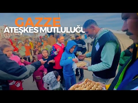 Gazze'de Tatlı Dağıtımı