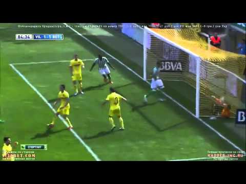 Villarreal 1-1 Real Betis | Goal Ruben Castro (Liga BBVA 02/03/2014)