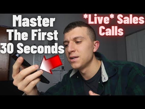 How to MASTER the first 30 seconds of any insurance phone call (Live sales calls)