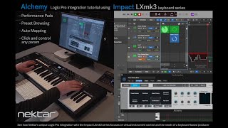 Video thumbnail for Controlling Logic Pro's Alchemy tutorial using Nektar Impact LXmk3 by NektarTechnology
