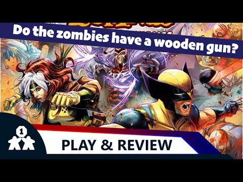 Do the zombies have a wooden gun? | Marvel Zombies: X-Men Resistance play and review | One Stop Co-Op Shop