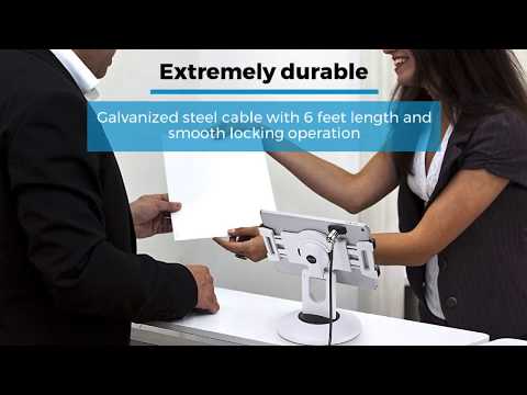 AboveTEK Key Based Tablet Security Cable Lock Kit (TL-180K)