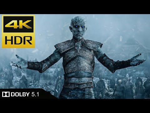 4K HDR | Battle Of Hardhome Scene Game of Thrones S5E8 | Dolby 5.1