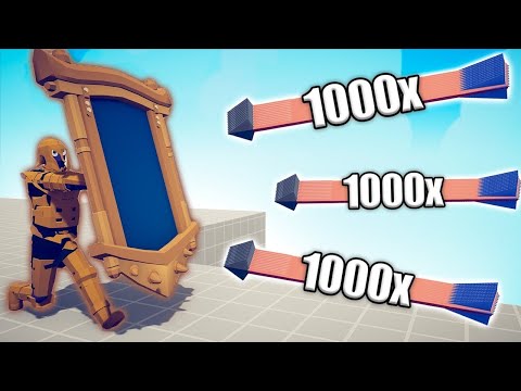 THANOS MIRROR SHIELD vs 1000x OVERPOWERED - TABS | Totally Accurate Battle Simulator 2024
