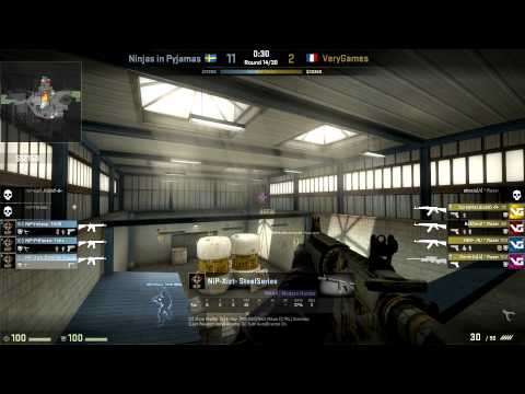 Ninjas In Pyjamas vs VeryGames Dreamhack Winter 2013 (game 3 - nuke)