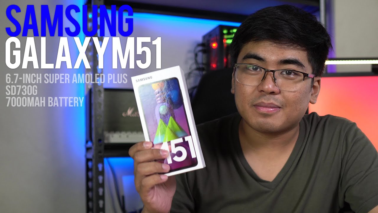 Samsung Galaxy M51 Unboxing and Hands-On: 7000mAh battery monster!