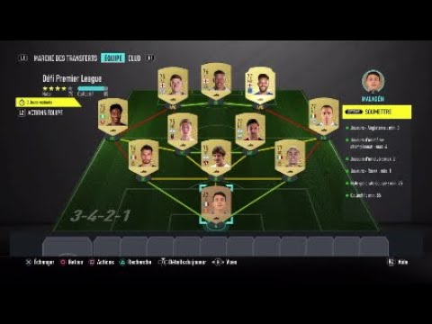 FIFA20 SBC DCE LIVE - DÉFI PREMIER LEAGUE - SOLUTION PAS CHER