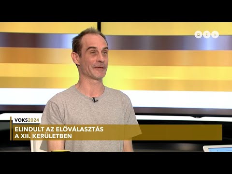 Elindult az előválasztás a XII. kerületben – Kovács Gergő az ATV-n
