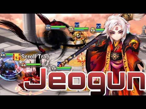 魔靈召喚 | 一速火畫伯 | 改版後二技能直接獲得回合 | 變強勢 ？ Summoners War | Jeogun on Rta | After skill balance